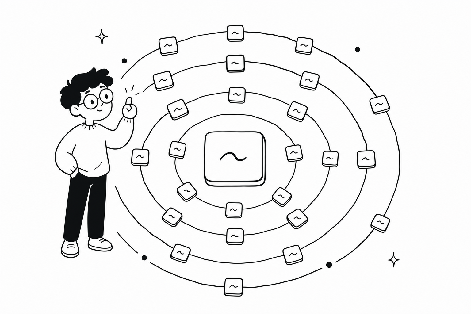 Breadth-first search rippling out from POOP in layers to precompute par distances